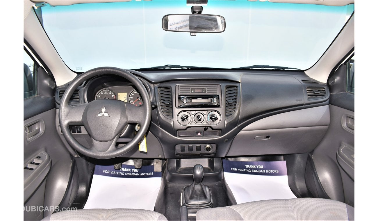 Mitsubishi L200 AED 978 PM | 2.4L GLS GCC DEALER WARRANTY