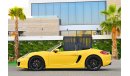 Porsche Boxster | 3,033 P.M  | 0% Downpayment | Excellent Condition!