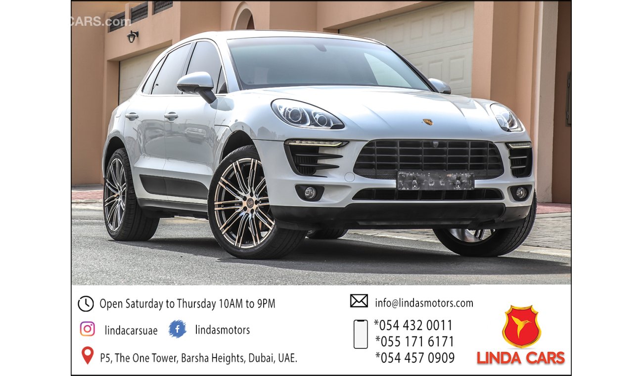 Porsche Macan S GCC under Warranty with Zero Down-Payment.