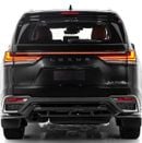 لكزس LX 700h F SPORT سيارة F-Sport موديل 2026 باللونين الأسود والأحمر (بدون نظام ركن آلي)