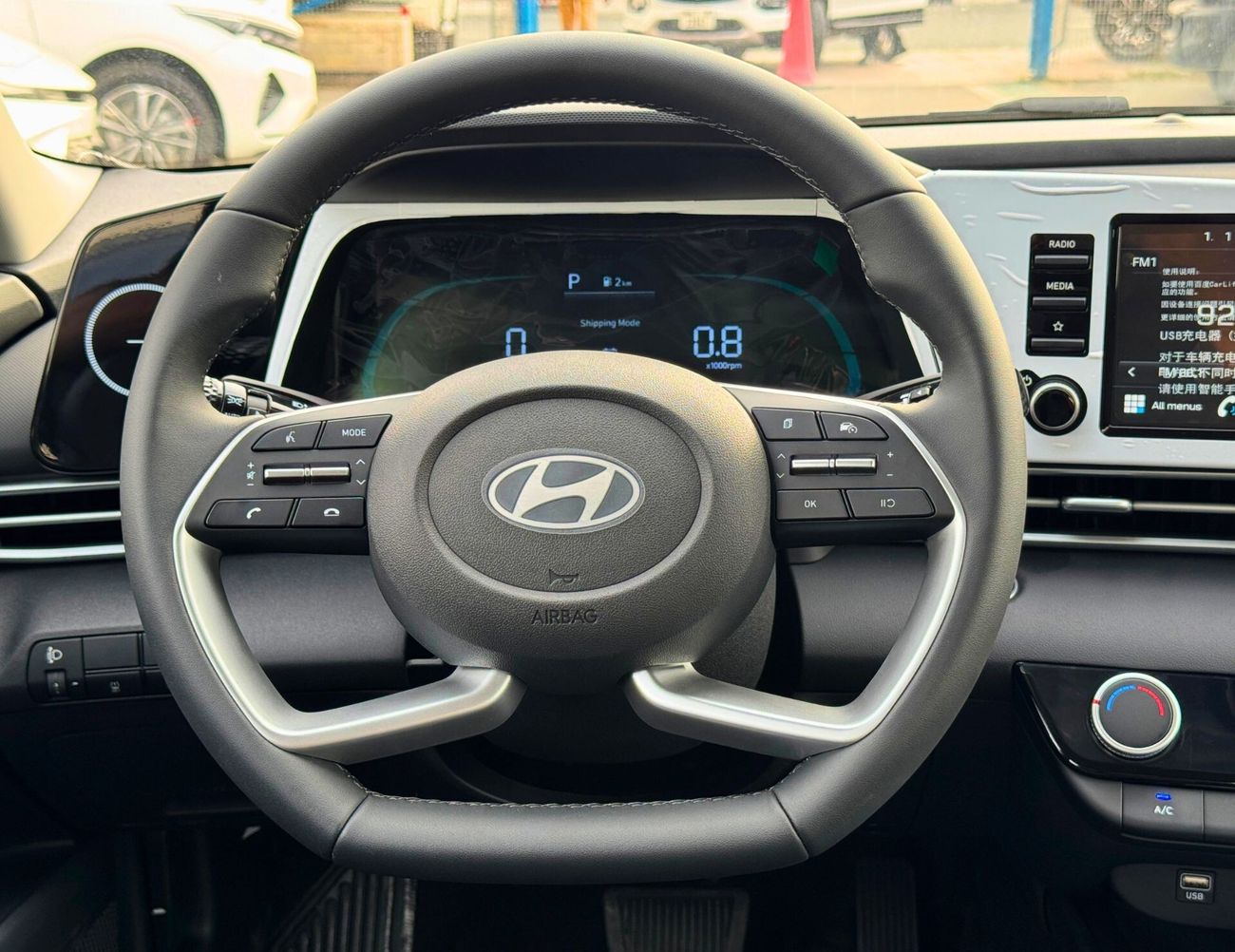 هيونداي إلانترا ELITE / 1.5L PETROL, SUNROOF WITH LEATHER, CHINESE SPCES (CODE# ELITE)