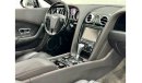 بنتلي كونتيننتال جي تي 2016 Bentley Continental V8S GT, October 2023 Warranty, October 2025 Service Contract, GCC