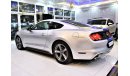 Ford Mustang ORIGINAL PAINT ( صبغ وكاله ) AMAZING Ford Mustang 2015 Model!! in Silver Color! GCC Specs