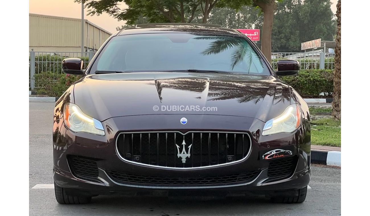 Maserati Quattroporte MASERATI QUATTROPORTE 2015 GCC FULL OPTIONS IN LOW MILEAGE PERFECT CONDITIONS