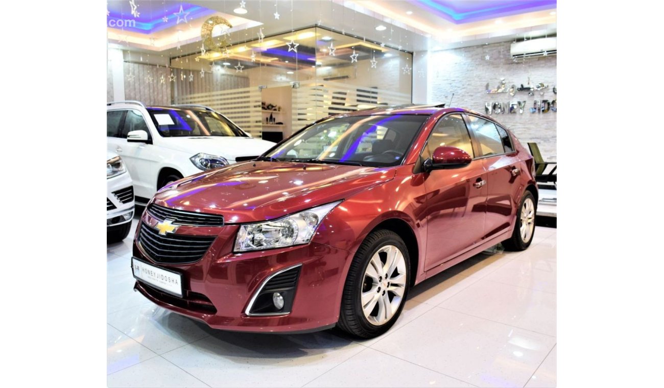Chevrolet Cruze VERY LOW MILEAGE! ONLY 85,000KM! Chevrolet Cruze LT HATCHBACK 2013 Model!! in Red Color! GCC Specs