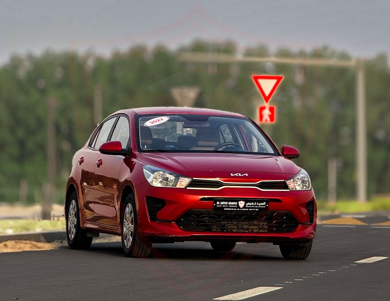 Kia Rio EX 1.4L (107 HP) Sedan Kia Rio 1.4L 2022 GCC accident free in excellent condition 521 P.M