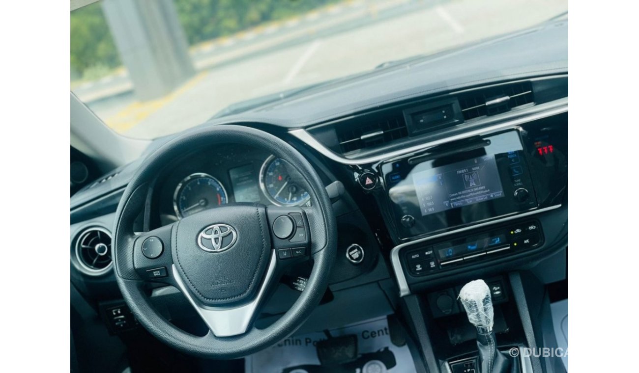 Toyota Corolla SE 2.0L USA specs