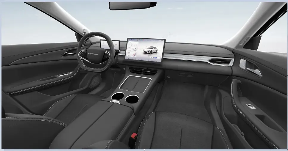 فورسينغ S7 EV interior - Cockpit