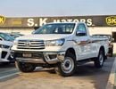 تويوتا هيلوكس GLSG SINGLE CABIN / 2.7L PETROL M/T / CHROME BUMPERS / DVD+CAMERA (CODE # GLS-G-SC)