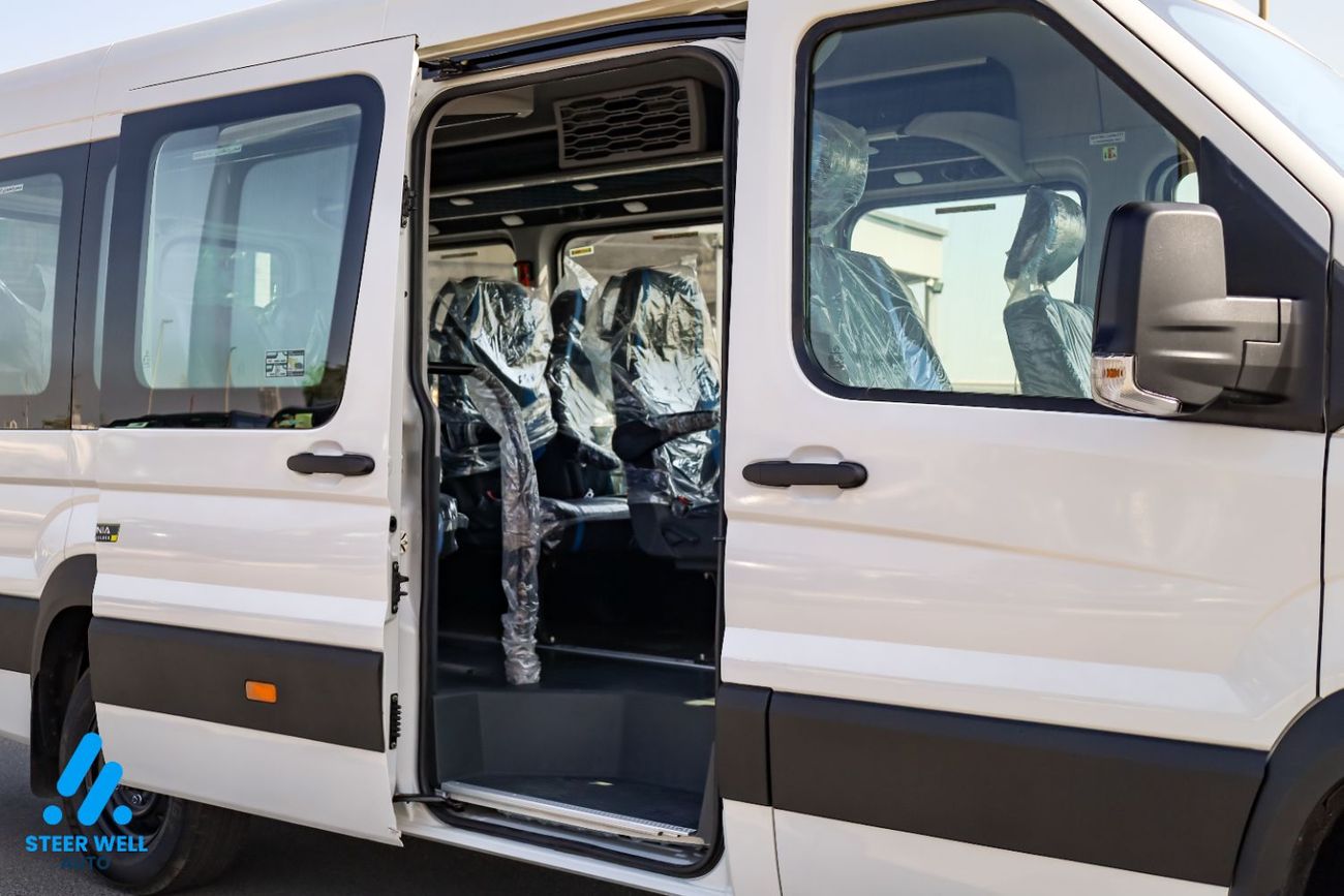 فورس أوربانيا 2026 GCC Specs | 14-Seater | 2.6L Turbo DSL | High Roof | 5 Speed MT | Passenger Van | For Export