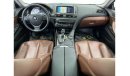 BMW 640 Std 2015 BMW 640i Gran Coupe, Full Service History, Warranty, Low Mileage, GCC