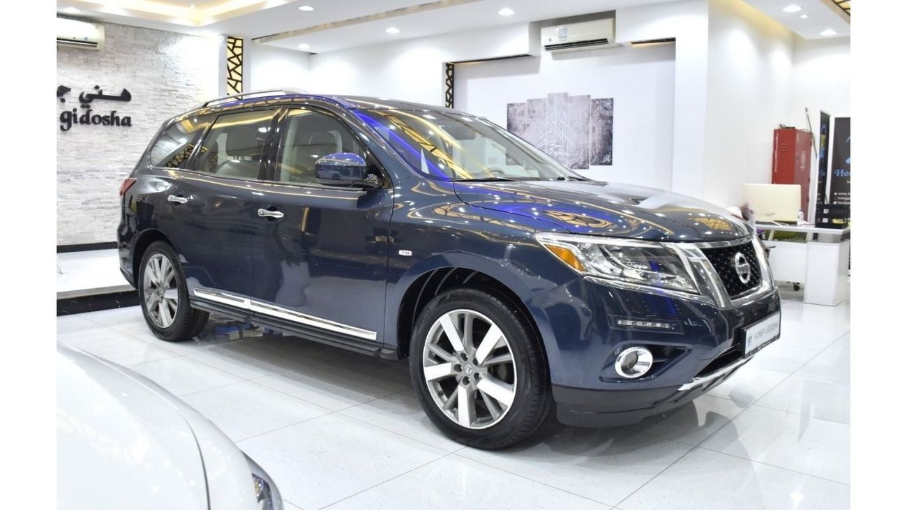 نيسان باثفايندر EXCELLENT DEAL for our Nissan Pathfinder SV 4WD ( 2013 Model ) in Blue Color GCC Specs