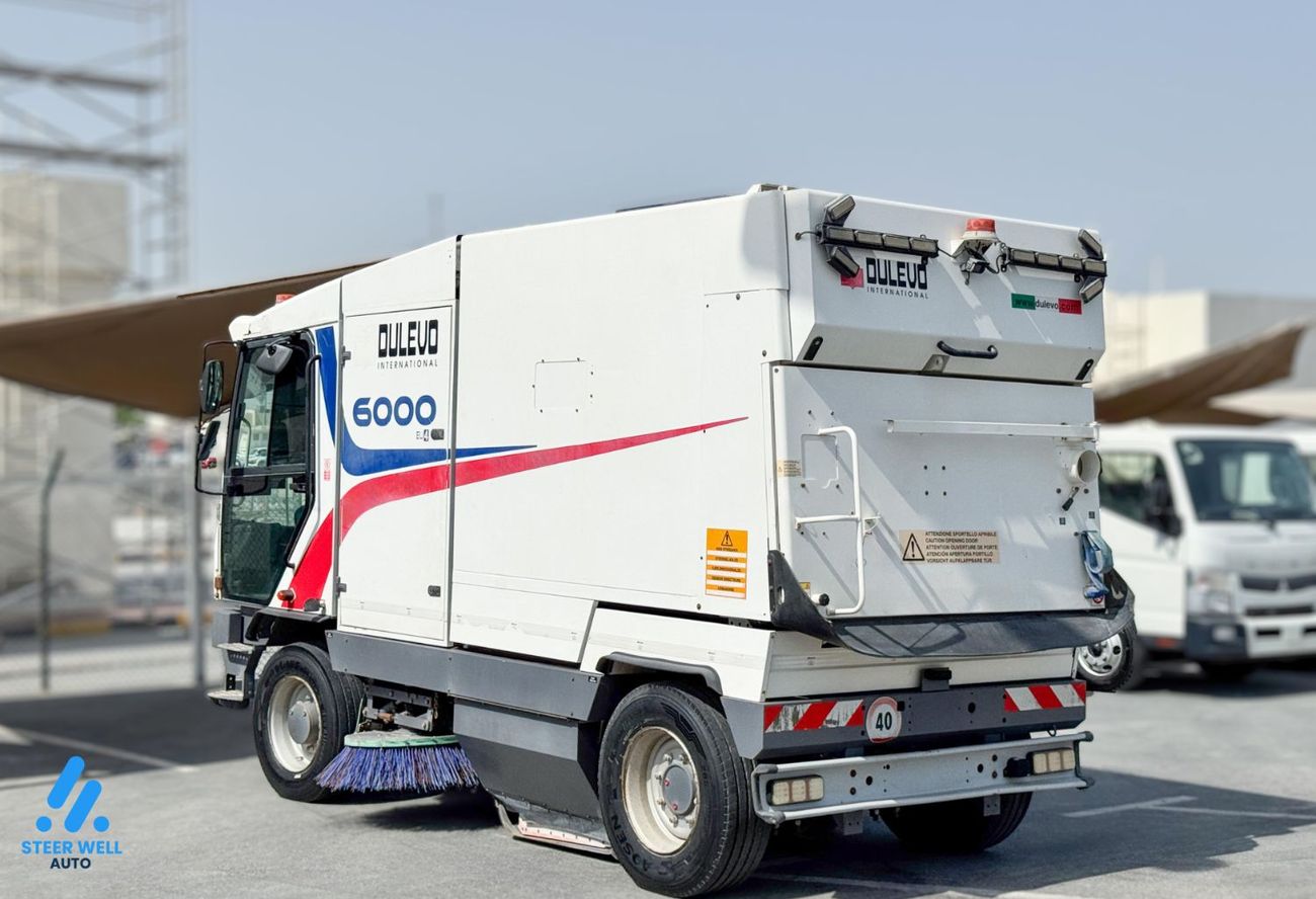 Dulevo Sweeper 600 EU4 Mechanical Sweeper – 6000L Hopper, Dual Side Brushes, Water Sprinkling System – Made in Italy