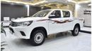 Toyota Hilux EXCELLENT DEAL for our Toyota Hilux 2.7 VVT-i ( 2021 Model ) in White Color GCC Specs