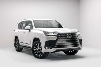 لكزس LX 500 D 3.3L Diesel - Sonic Quartz Inside Crimson | Export Only