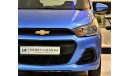 Chevrolet Spark LOW PRICE AND LOW MILEAGE ONLY 49000KM! Chevrolet Spark LS 2016 Model!! in Blue Color! GCC Specs