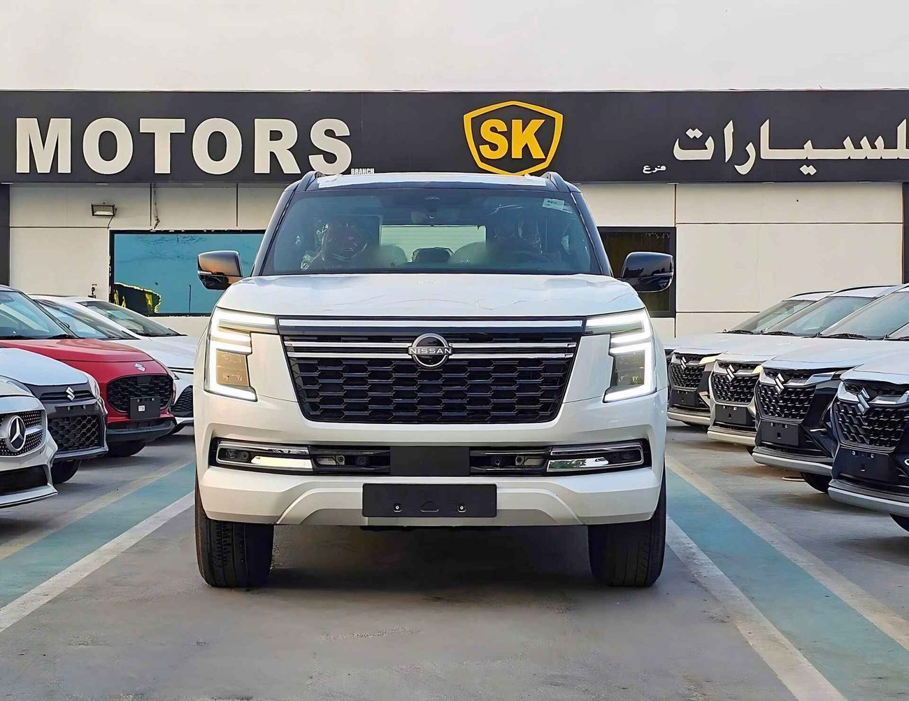 نيسان باترول SE PLATINUM | DUAL TONE | 3.8L V6 | 360* CAMERA WITH PANORAMIC | FULL OPTION | CODE # SE PLATINUM