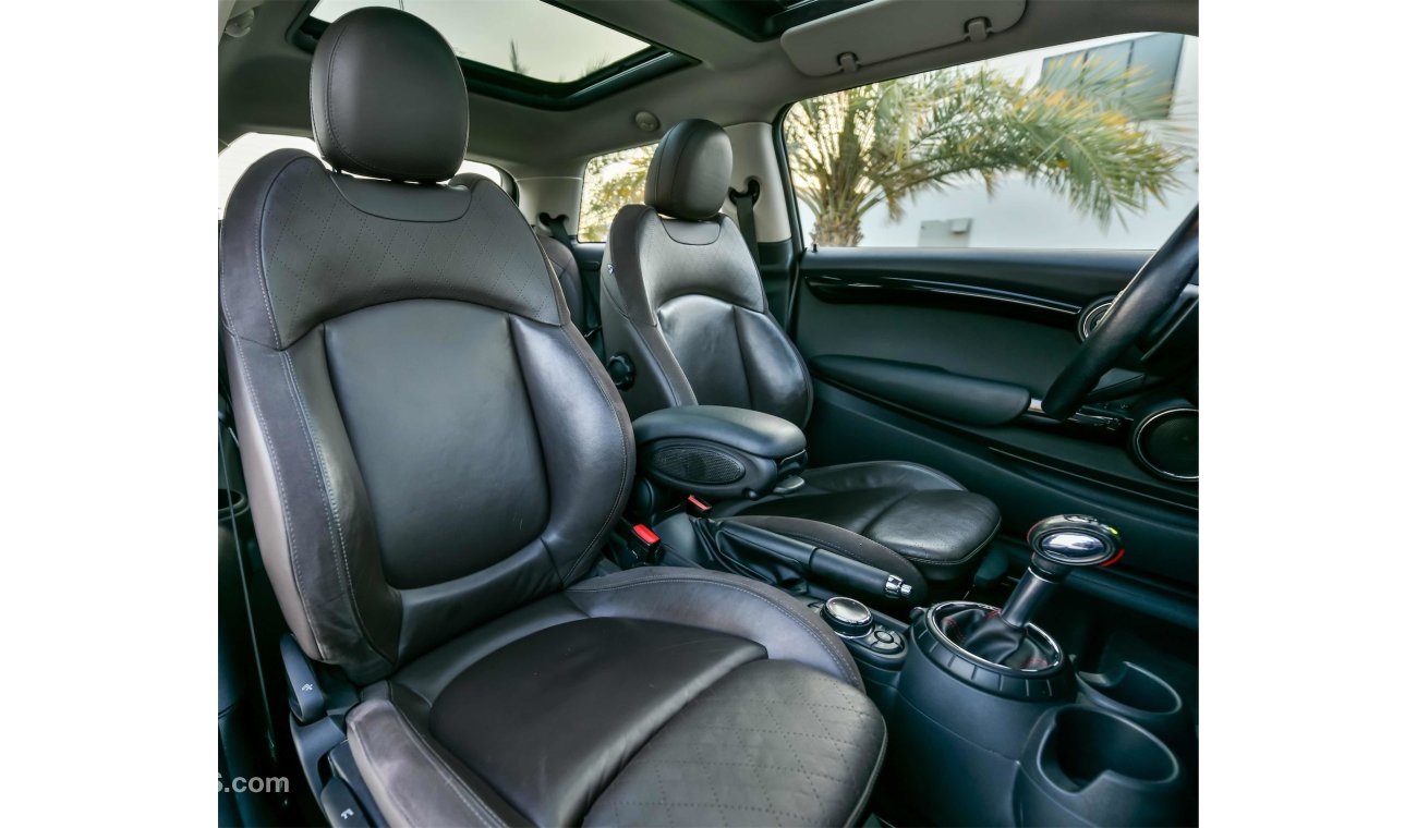Mini Cooper S 3 Y Warranty! - GCC - AED 1,227 Per Year - 0% Downpayment