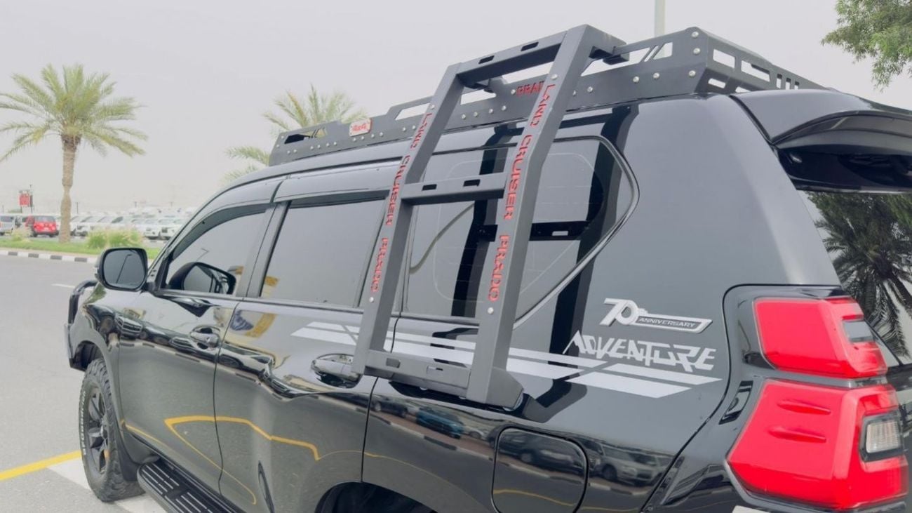 Toyota Prado HEAVY MODIFICATION | PREMIUM ROOF RACK WITH LADDER | 3.0L DIESEL | LHD | 2020