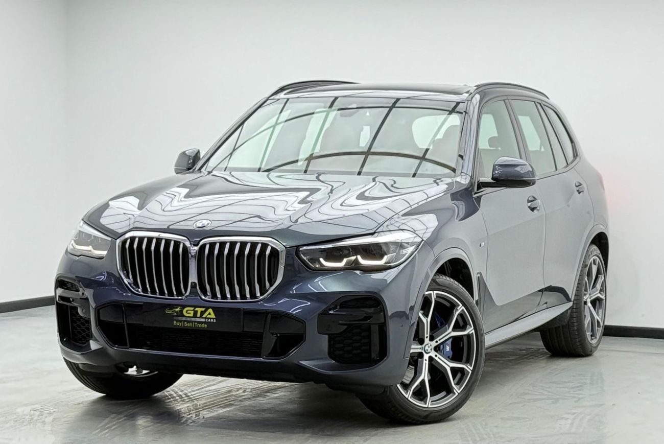 BMW X5 40i M Sport 3.0L 2022 BMW X5 xDrive40i M-Sport, 2027 BMW Warranty + Service Pack, Very Low Km, GCC