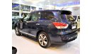 Nissan Pathfinder AMAZING Nissan Pathfinder SV 4WD 2016 Model!! in Dark Blue Color! GCC Specs