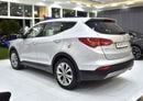 Hyundai Santa Fe EXCELLENT DEAL for our Hyundai SantaFe 4WD V6 ( 2016 Model ) in Silver Color GCC Specs