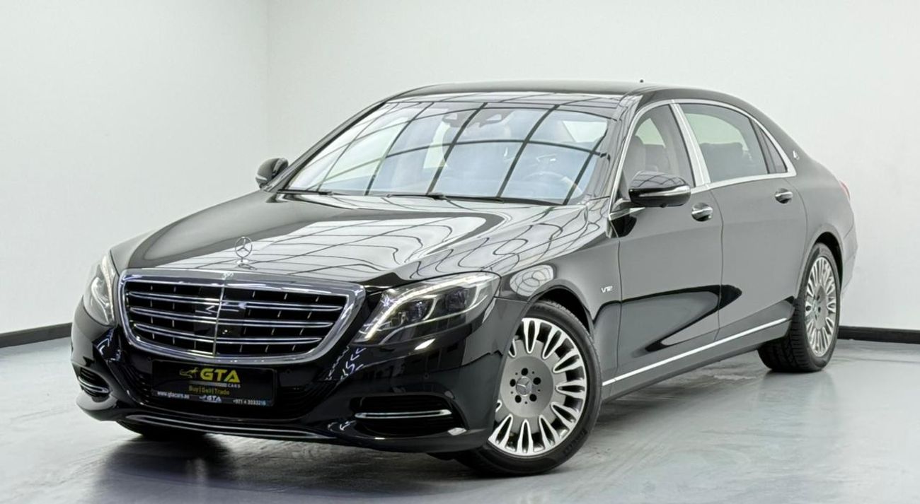 مرسيدس مايباخ s600 مايباخ 2016 Mercedes Maybach S600, Service History, Fully Loaded, Excellent Condition, GCC