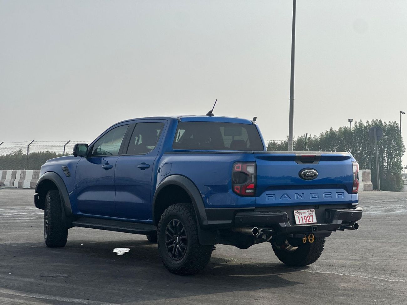 Ford Ranger Raptor Ford Rapter 2023 RHD blue colour with black interior Petro engine