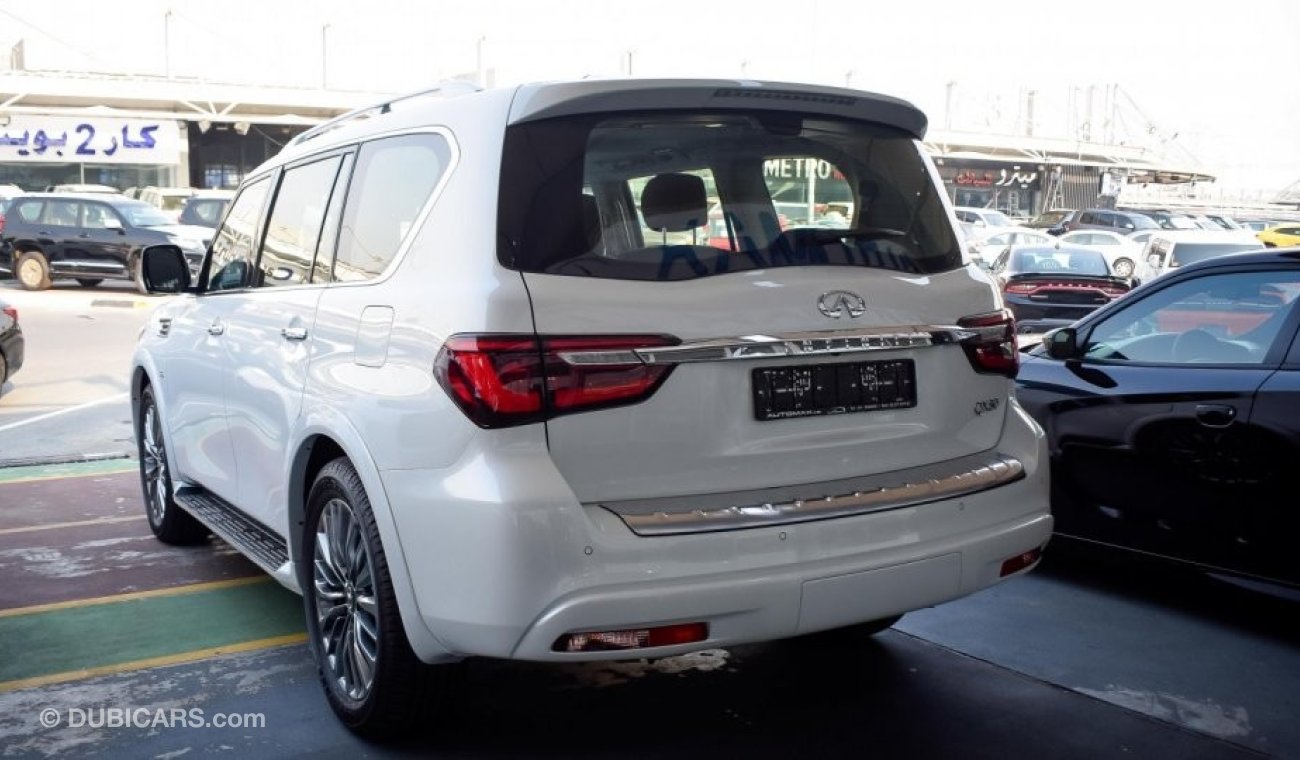 إنفينيتي QX80 5.6L V8 4WD, GCC, 8-Seat, 0km w/ 5Yrs or 200K km WTY + 2Yrs or 50K km SERV at Dynatrade