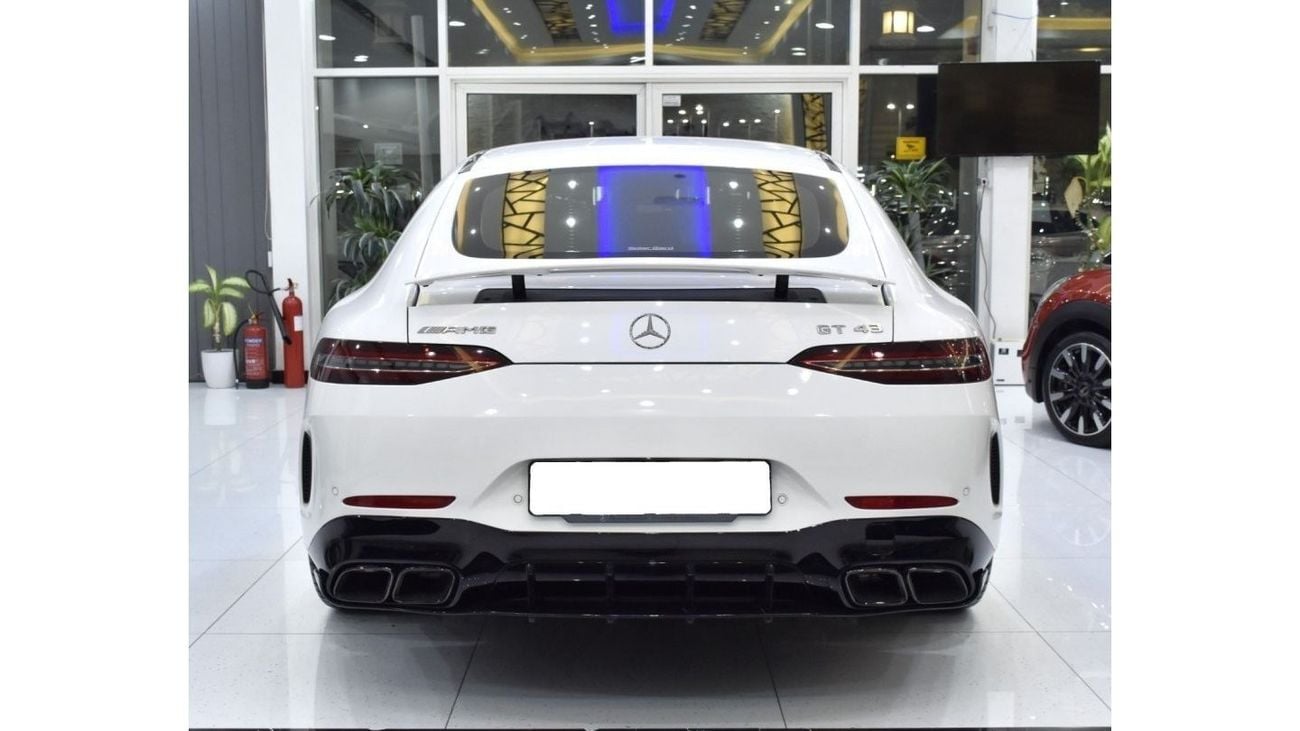 Mercedes-Benz AMG GT 43 EXCELLENT DEAL for our Mercedes Benz GT 43 AMG ( 2021 Model ) in White Color Korean Specs