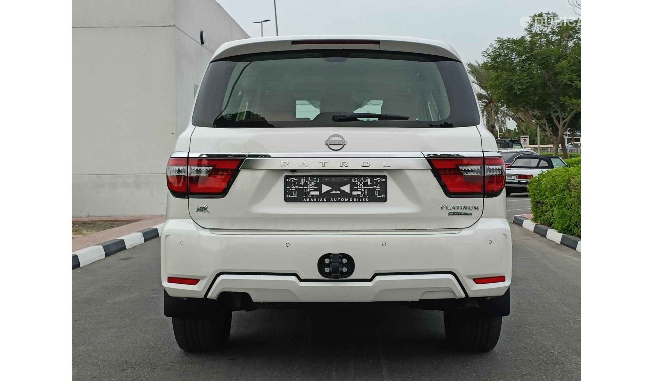 نيسان باترول PLATINUM / V8 / 5.7L / FULL OPTION / GCC FSH UNDER WARRANTY (LOT # 74008)