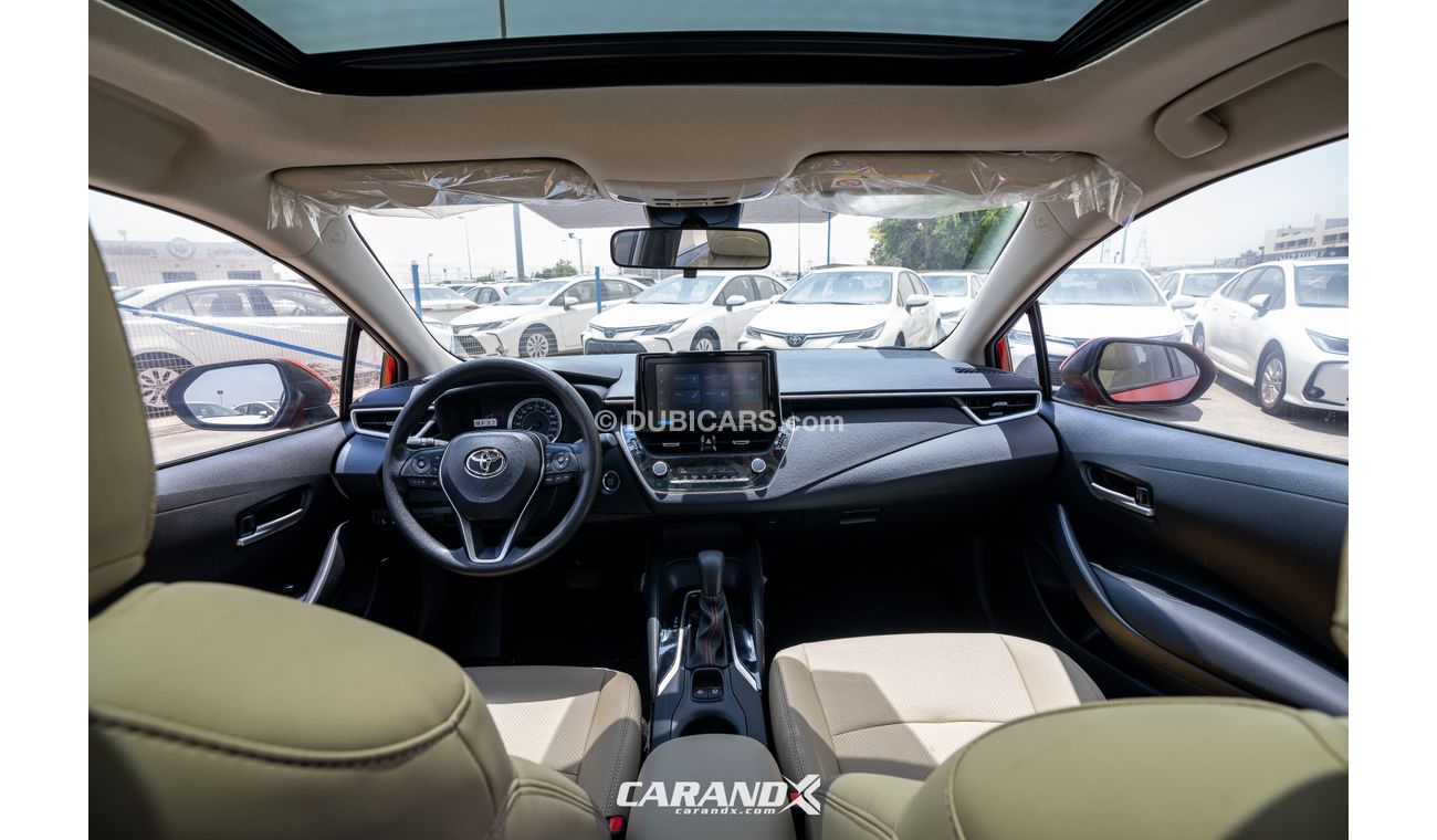 Toyota Corolla Elite Plus 1.2L Petrol Automatic Transmission 2022 Sunroof/Beige Leather / Black Roof
