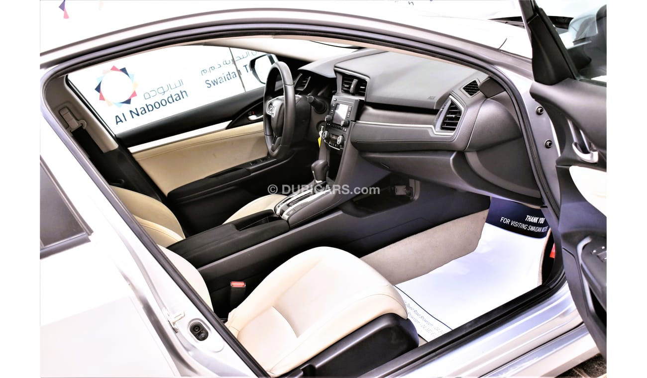 Honda Civic AED 1089 PM 1.6L DX GCC DEALER WARRANTY