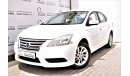 Nissan Sentra AED 840 PM | 0% DP | 1.6 S GCC WARRANTY