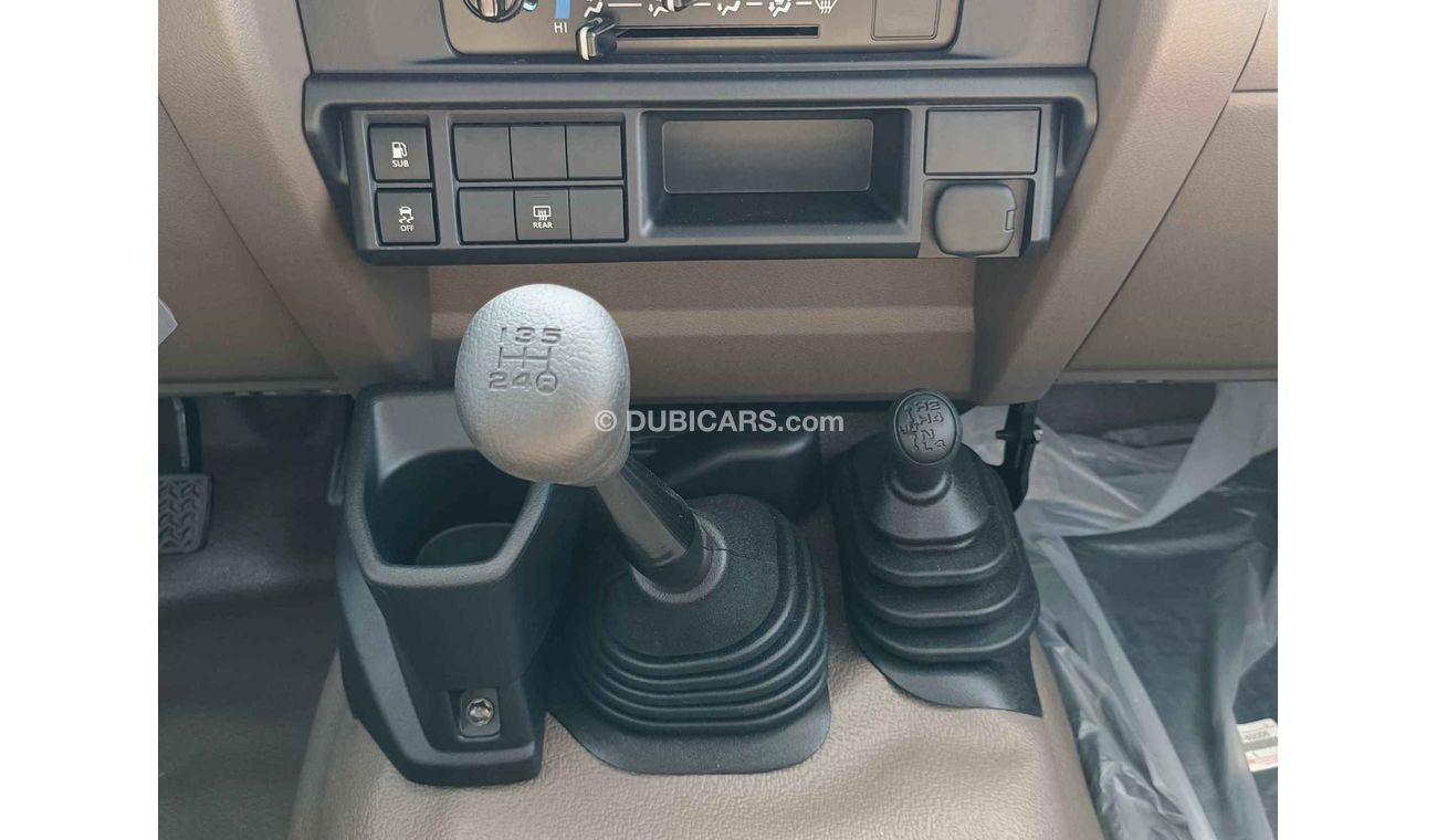 Toyota Land Cruiser 70 LC78 / V8 / 4.5L DIESEL / 9 STR /  SNORKEL / FRONT BUMPER NEW DESIGN PAINTED / 4WD (CODE # 5619)