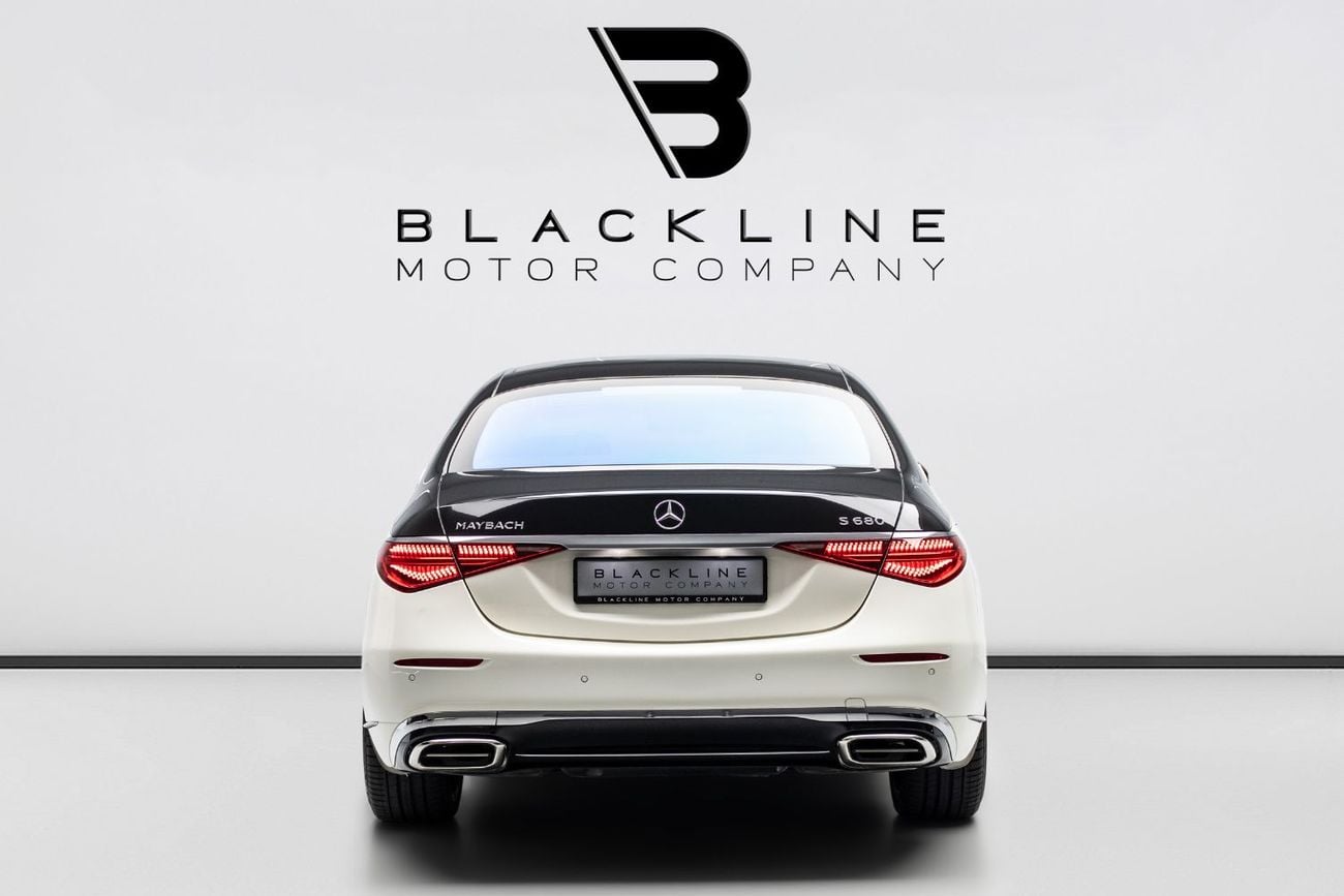 Mercedes Maybach S680 Maybach BUY NOW, PAY 2027 | THE BLACKLINE STANDARD | 2027 Mercedes Warranty + Service Contract, Low KMs, GCC