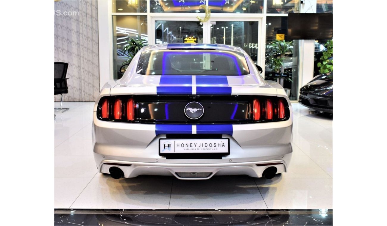 Ford Mustang ORIGINAL PAINT ( صبغ وكاله ) AMAZING Ford Mustang 2015 Model!! in Silver Color! GCC Specs