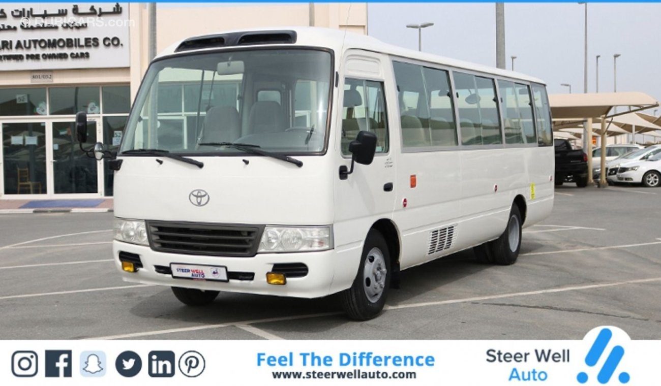 Toyota Coaster DIESEL 30 SEATER BUS WITH GCC SPEC