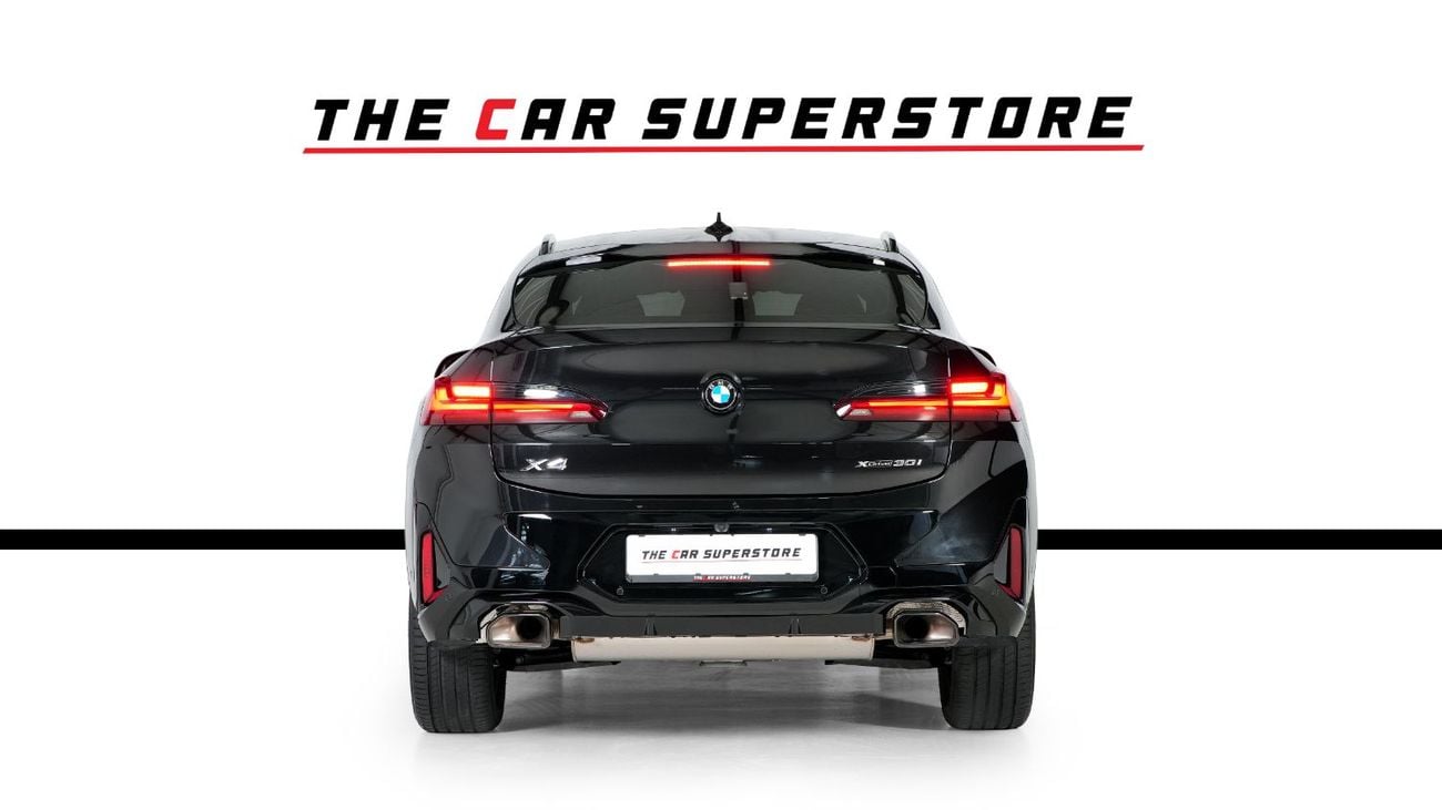BMW X4 XDRIVE 30I M SPORT GCC-1 Owner-Very Low Mileage-AGMC Warranty & Service Package Until March 2028