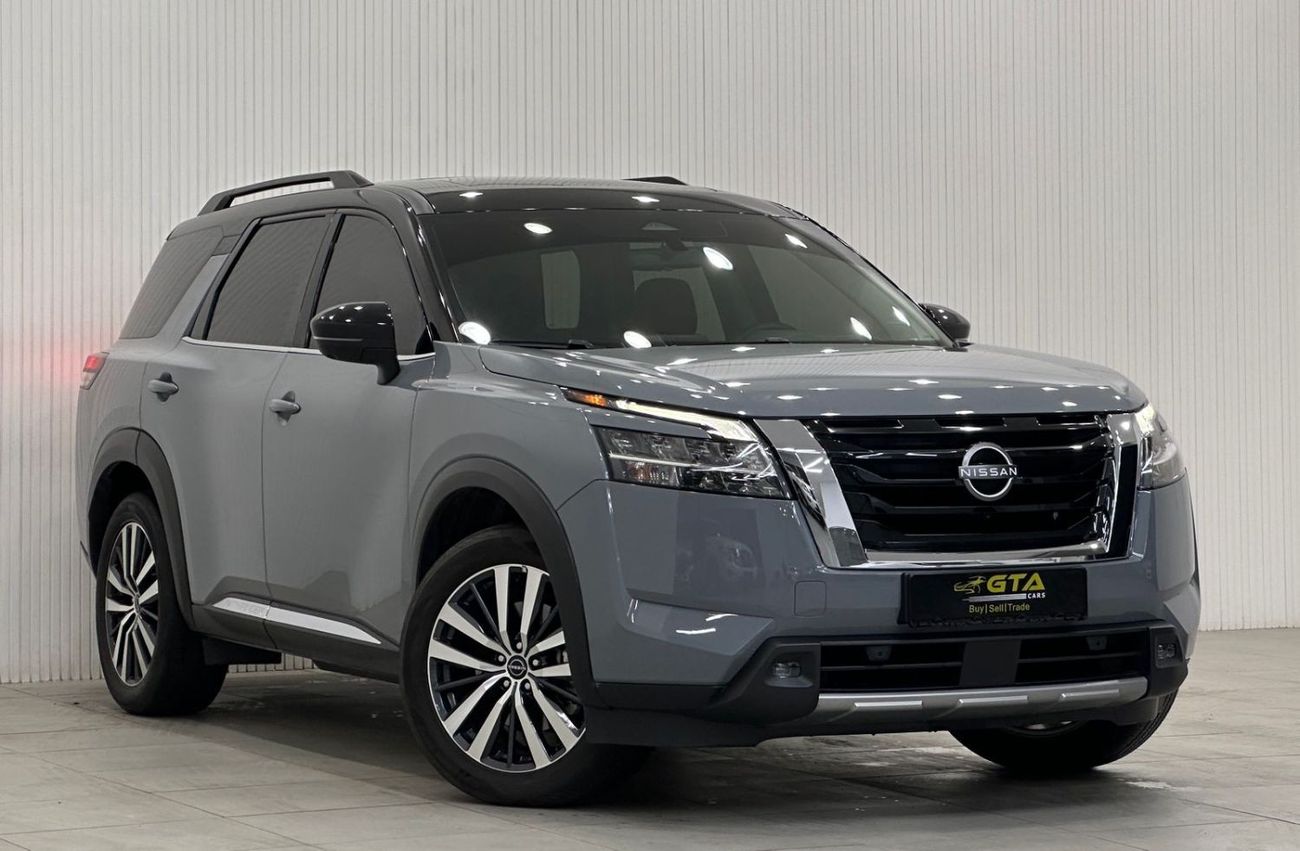 نيسان باثفايندر 2022 Nissan Pathfinder SL, Oct 2027 Nissan Warranty, Oct 2025 Nissan Service Pack, Full Options, GCC