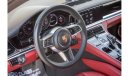 بورش باناميرا ٤ Porsche Panamera 4  3.0T V6  Red Interior  Full Option 2020 GCC