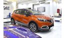 رينو كابتور EXCELLENT DEAL for our Renault Captur ( 2016 Model ) in Orange Color GCC Specs