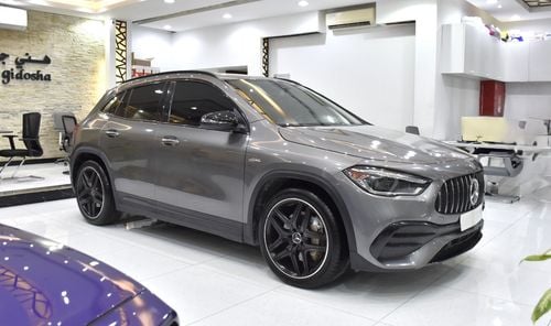 مرسيدس بنز GLA 35 AMG 4MATIC عرض ممتاز لسيارة مرسيدس بنز GLA35 AMG (موديل 2022) باللون الرمادي وبمواصفات أمريكية