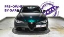 Alfa Romeo Giulia Veloce AED 3165 PM | 2.0L TURBO | GCC | WARRANTY | SERVICE CONTRACT