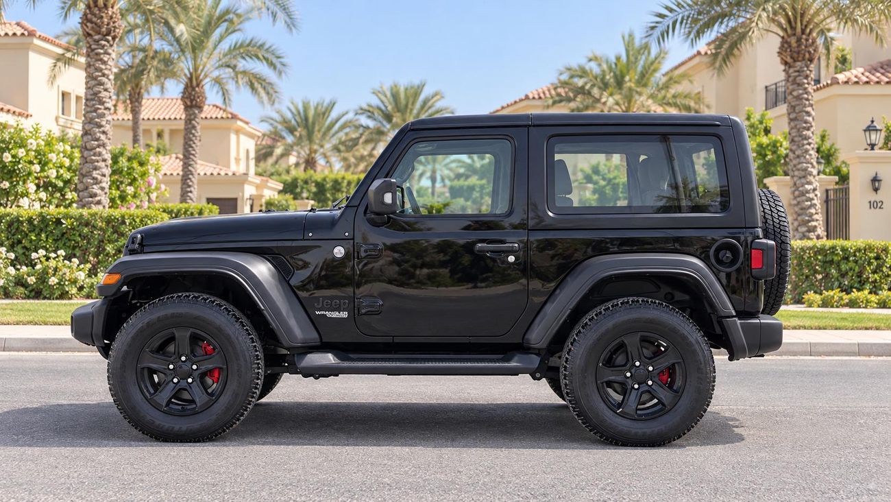 Jeep Wrangler SPORT 2021 | AED 1440/Month | 0 DP | 30 Day Return | Warranty | Service History