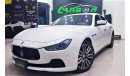 Maserati Ghibli MASERATI GHIBLI 2016 MODEL GCC CAR WITH ONLY !! 40000 !!KM AND 1 YEAR WARRANTY