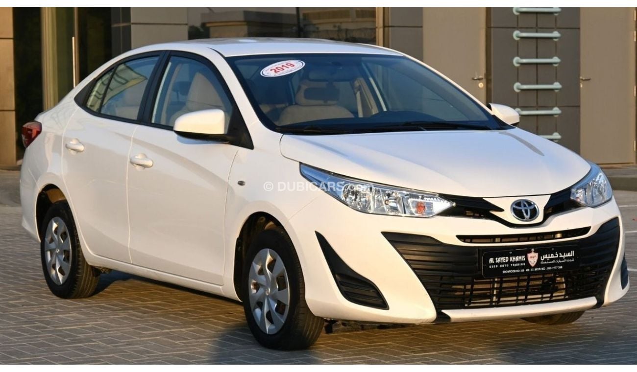 تويوتا يارس 2019 خليجي بحالة ممتازة بدون حوادث صبغ وكالة