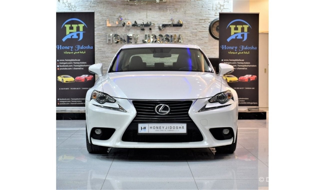 Lexus IS 200 EXCELLENT DEAL for our Lexus IS 200t 2016 Model!! in White Color! GCC Specs