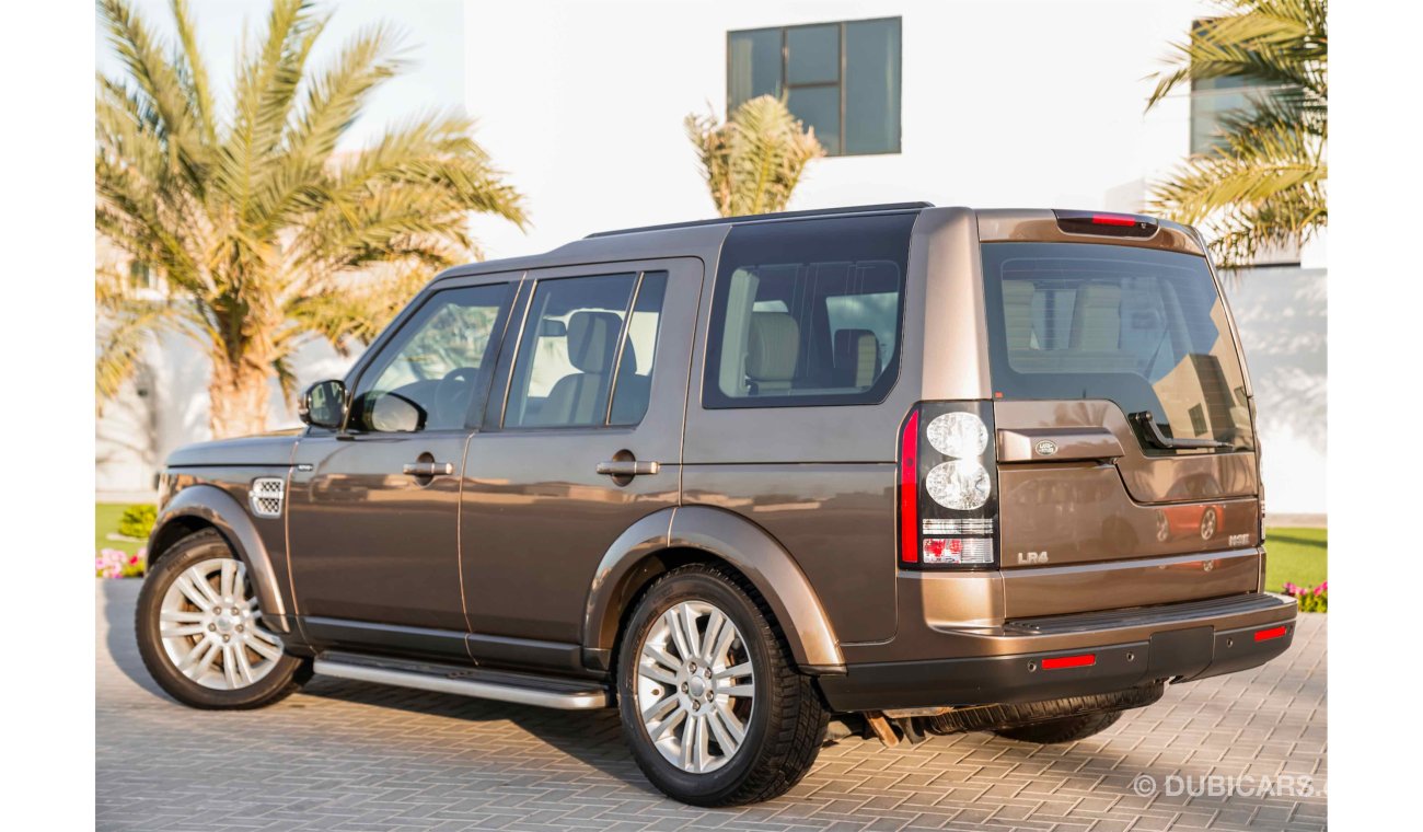 Land Rover LR4 HSE - Fully Agency Serviced! - AED 1,547 Per Month - 0% DP