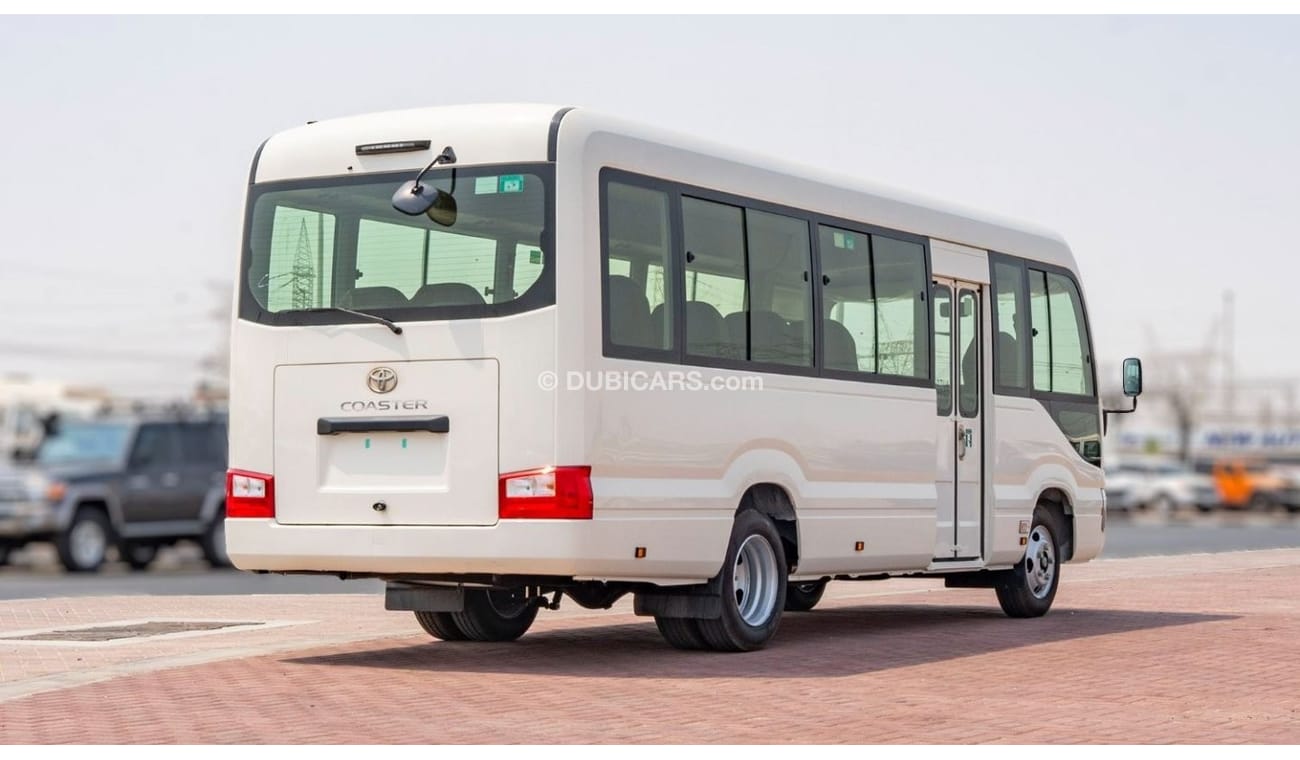 New 2024 Toyota Coaster 4.0L Diesel MT 22 seaters Electric doors with